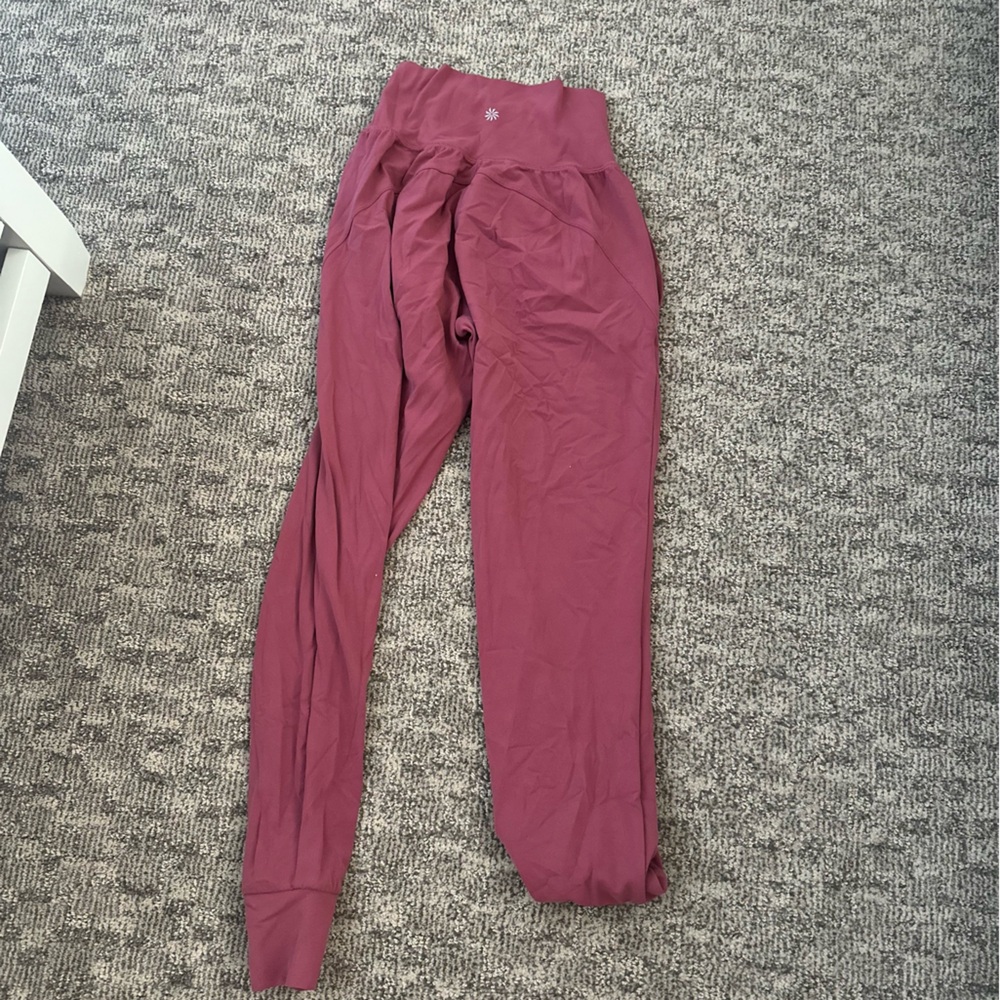 Pink athleta joggers